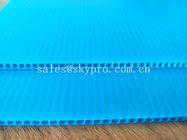 Blue Dirt - proof Polypropylene Hollow Sheet Durable PP Corrugated Plastic Boards