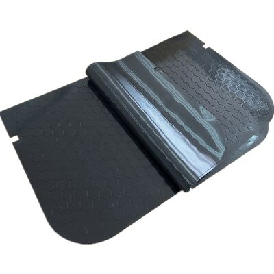 Waterproof Easy-Cleaning Hexagon Rubber Door Mat with 5-20MM Thickness for Anti-Slip Protection