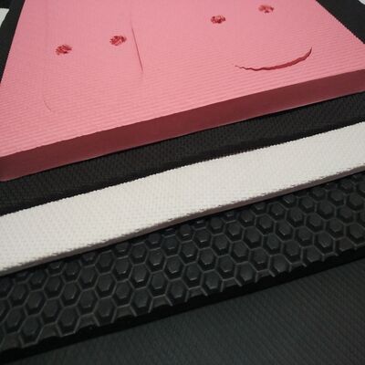 Factory Wholesale Colorful Die Cut EVA Slipper Sandals Closed Cell Outsole with Soft Foam Sole Rubber Products