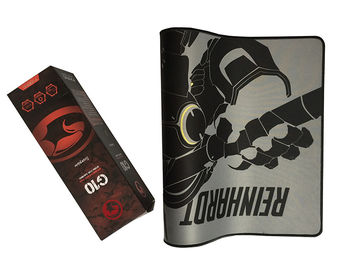 800 * 300MM কালো Neoprene ফ্যাব্রিক রোল কাস্টম গেমিং মাউস প্যাড বড় আকার